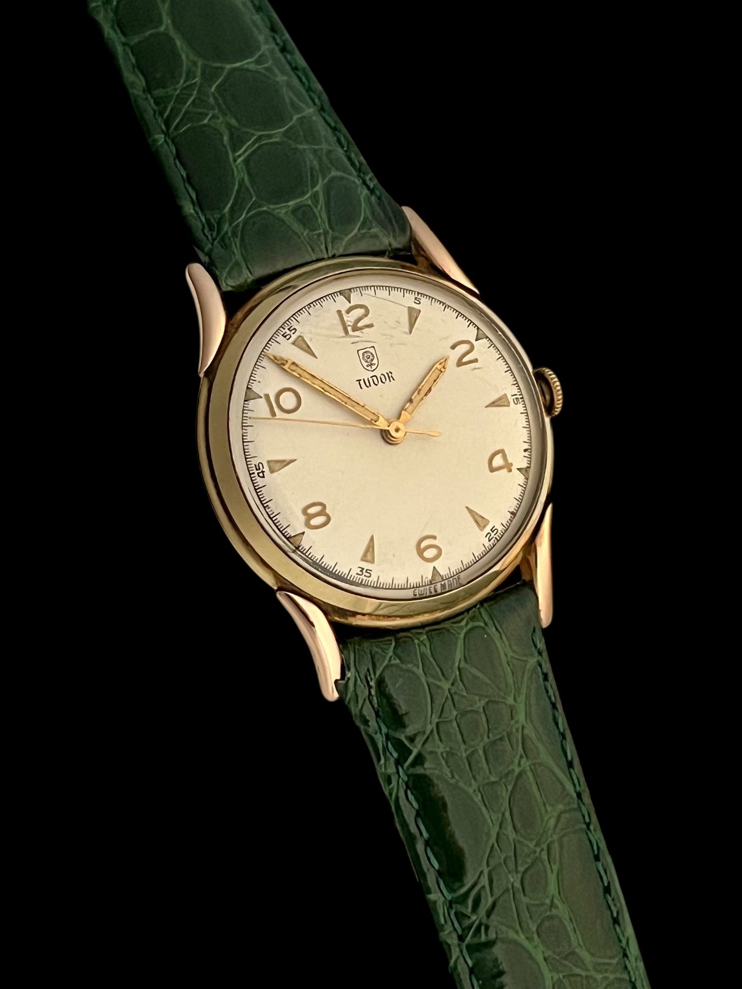 Tudor Two-Tone 18K Rose & Yellow Gold – Vintage Fancy Lugs