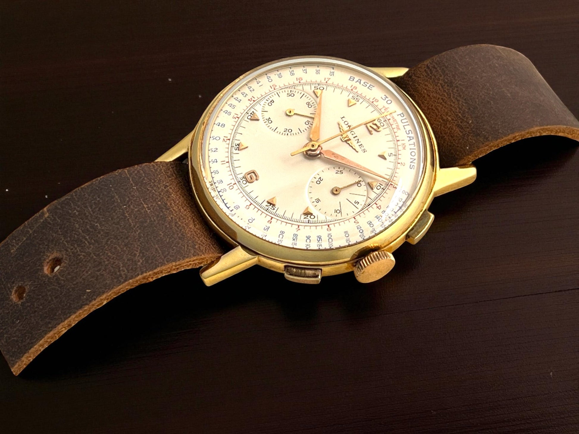Longines 18K Gold Vintage Year 1950'