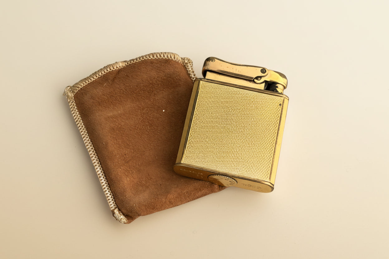 Colibri Vintage Collector Lighter / Zigarettenanzünder / Allume-cigarette with integrated clock