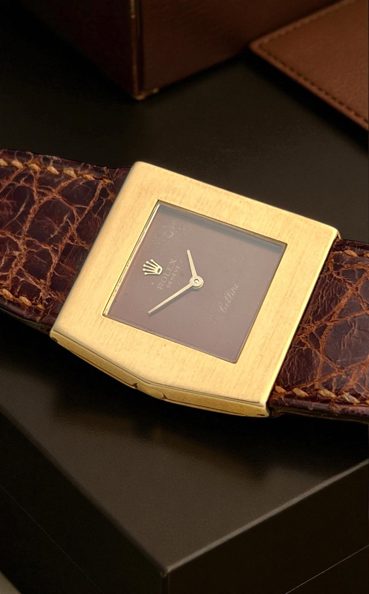 Rolex Cellini 18K Gold “Midas” Chocolate Dial