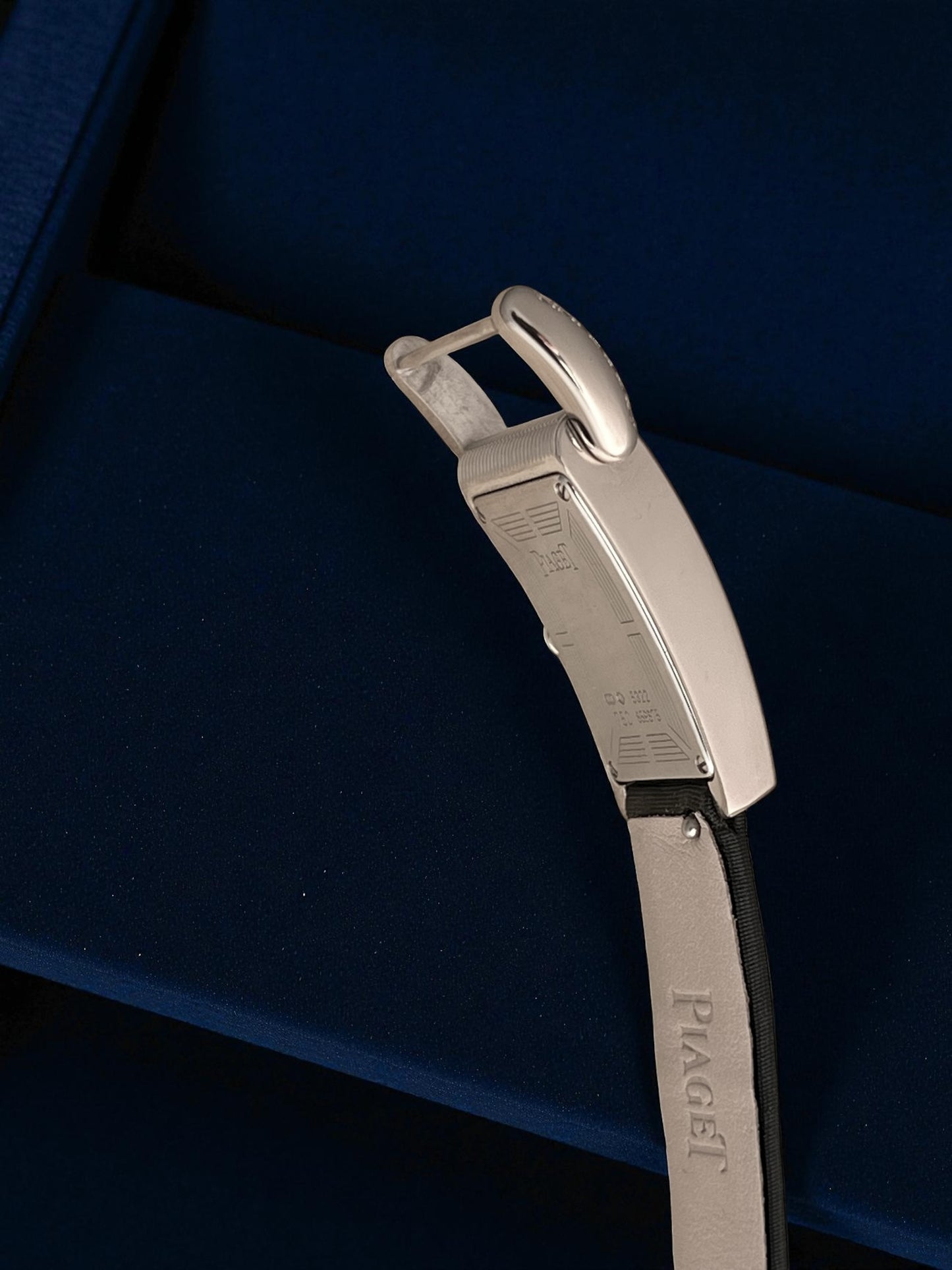 Piaget Miss Protocol 18k White Gold large case with diamonds setting