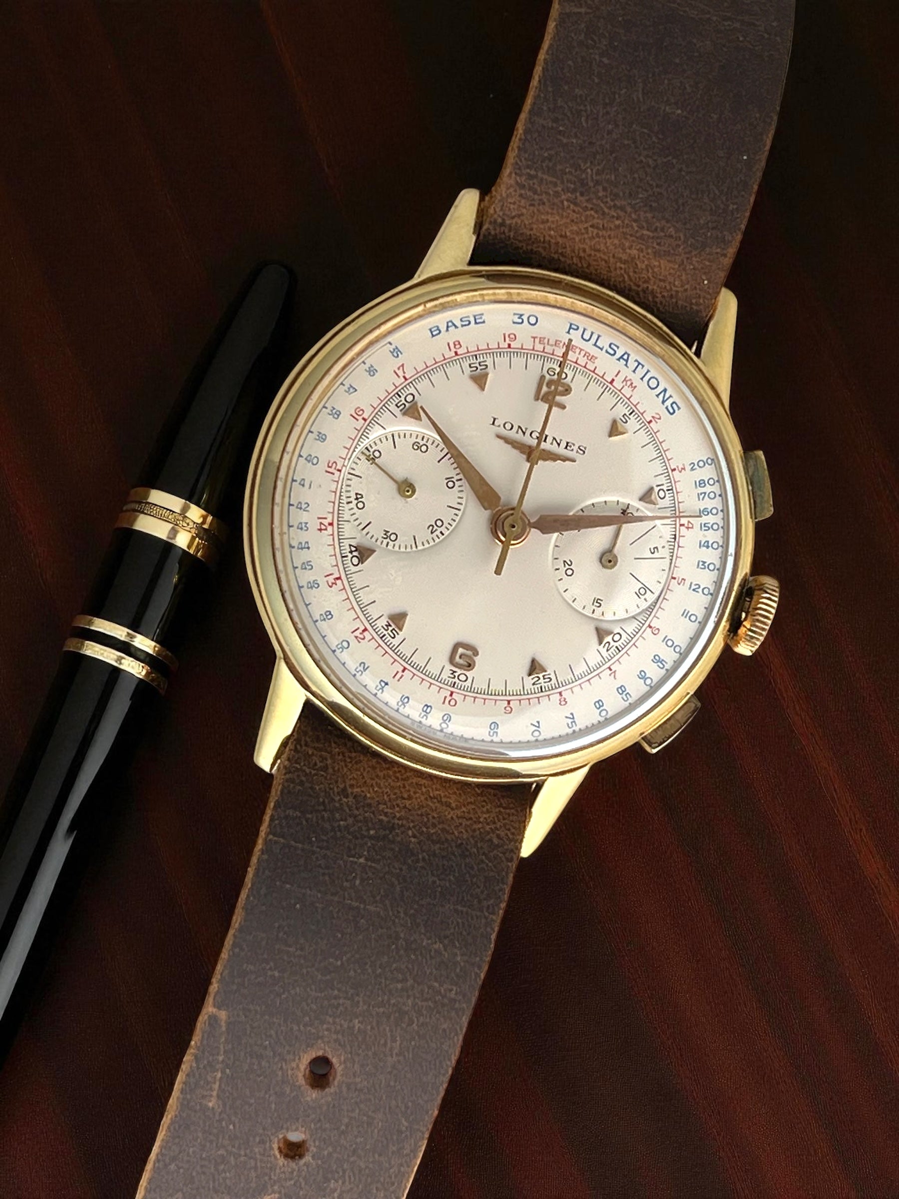 Longines 18K Gold Vintage Year 1950'