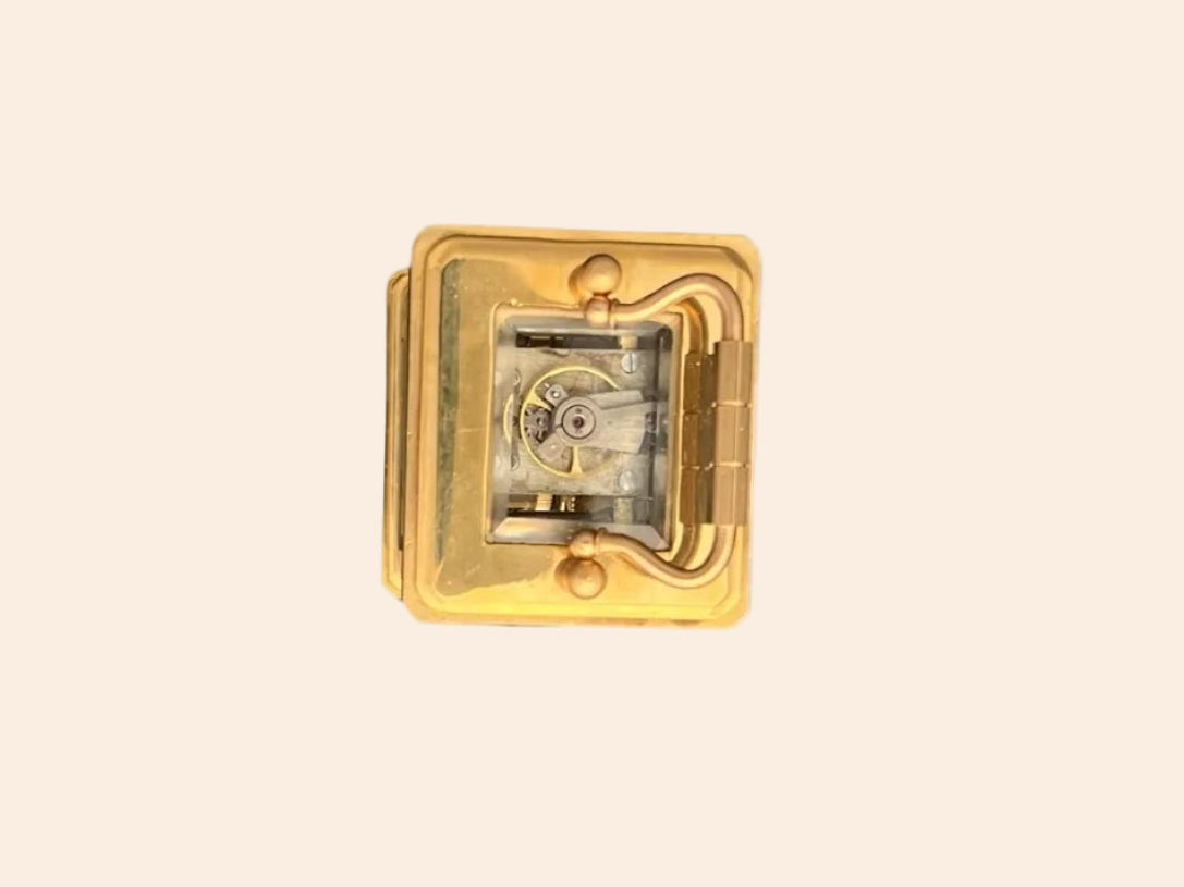 Beautiful Rare Miniature Travel clock, 1950'