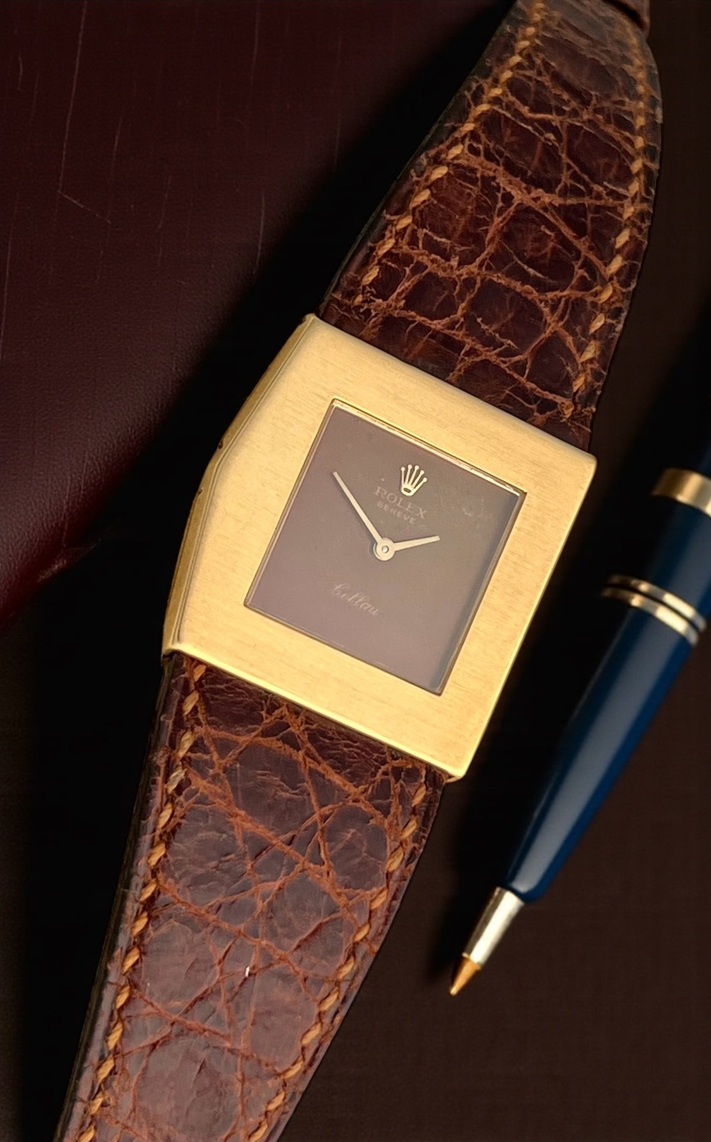 Rolex Cellini 18K Gold “Midas” Chocolate Dial