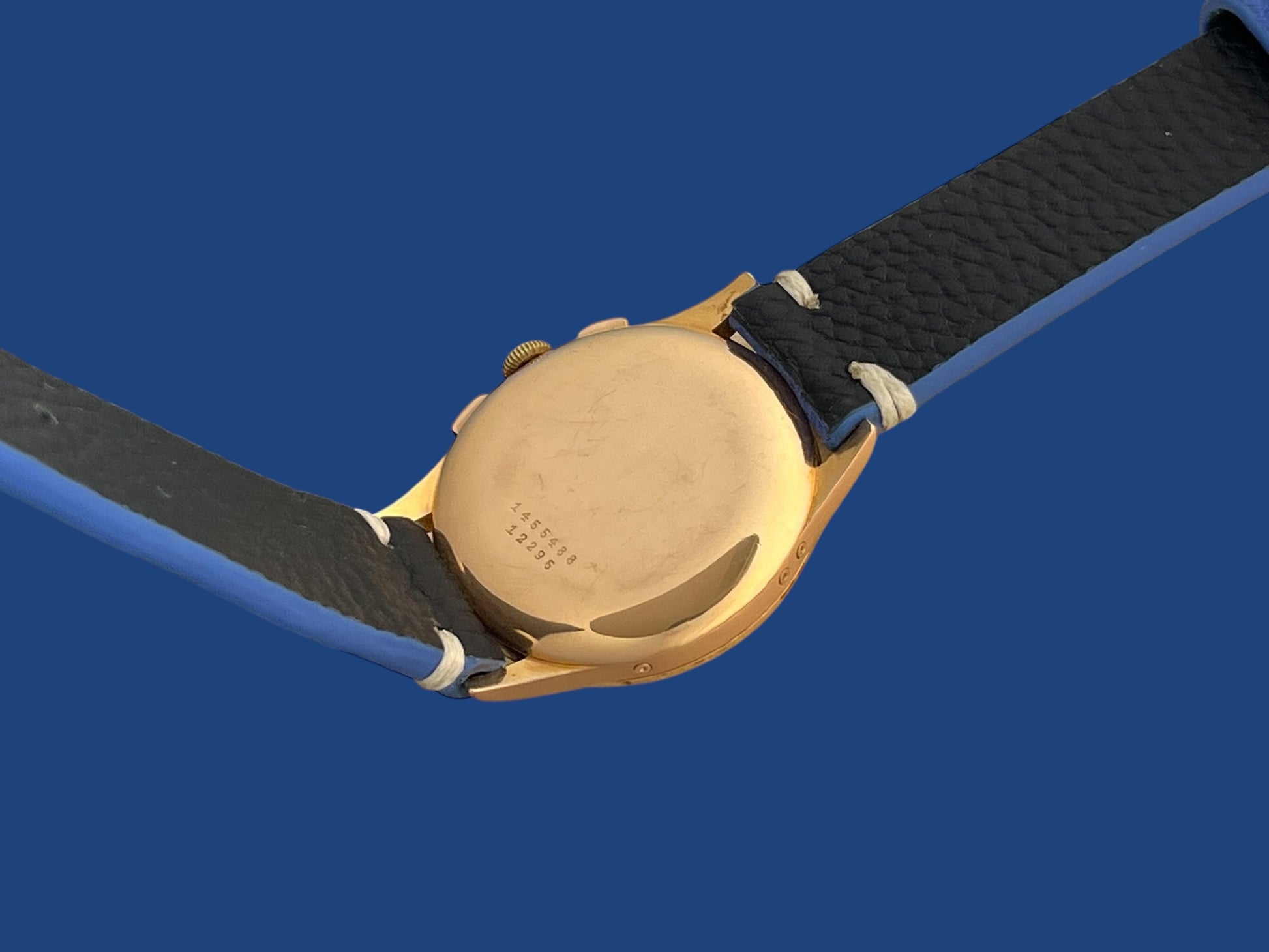 Universal Genève Compax 18k Rose Gold Tricompax Chronograph Moonphase Calendar 12266 38 mm