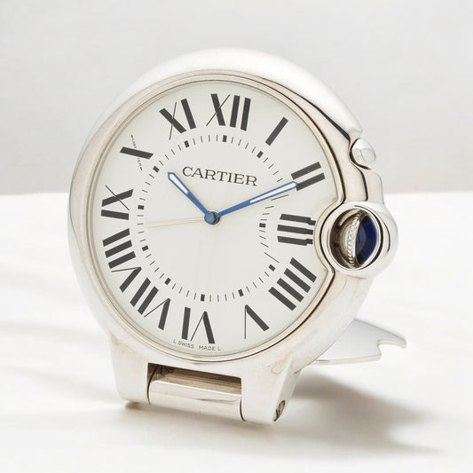 Cartier Ballon Bleu Desk Clock/ Pendulette Rare