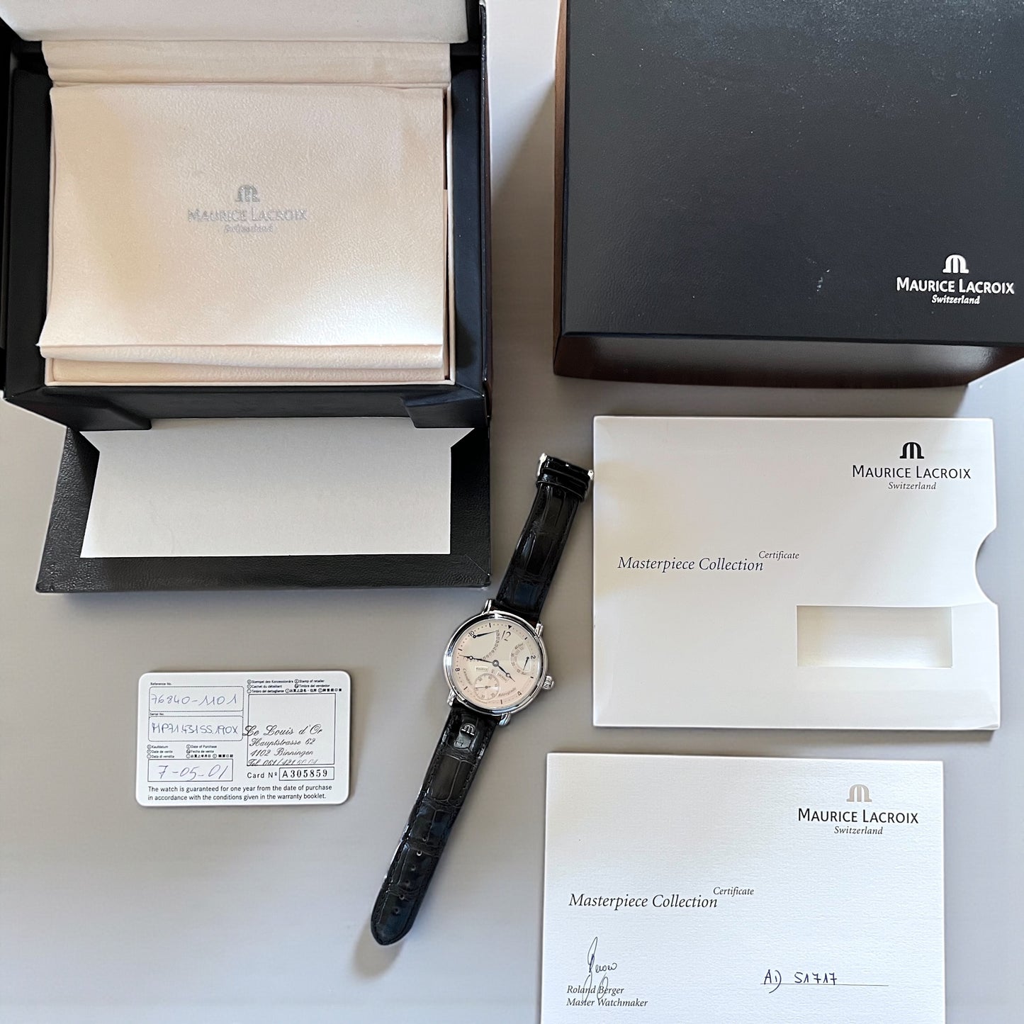 Maurice Lacroix Masterpiece Calendrier Rétrograde Ref. 51717