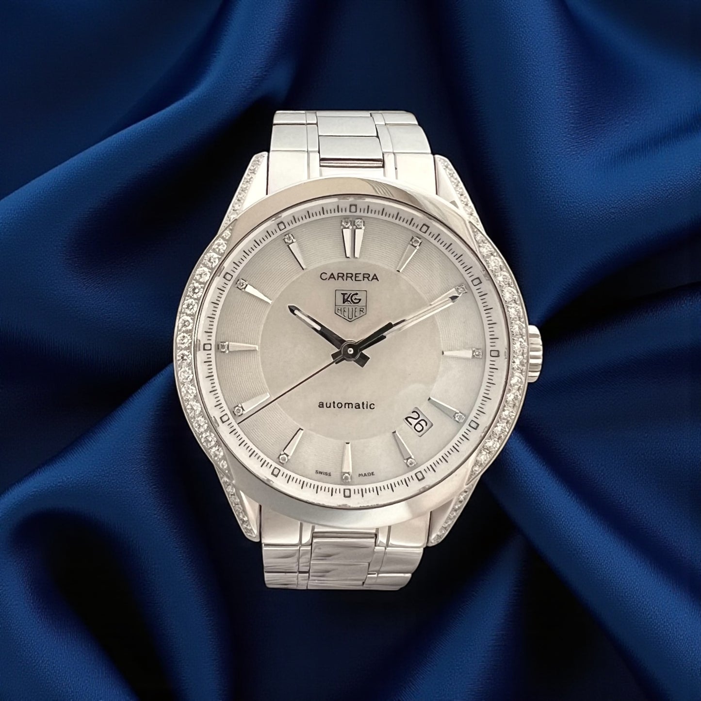 TAG Heuer Carrera Ref. WV2212.BA0798 36mm set with diamonds Lady's