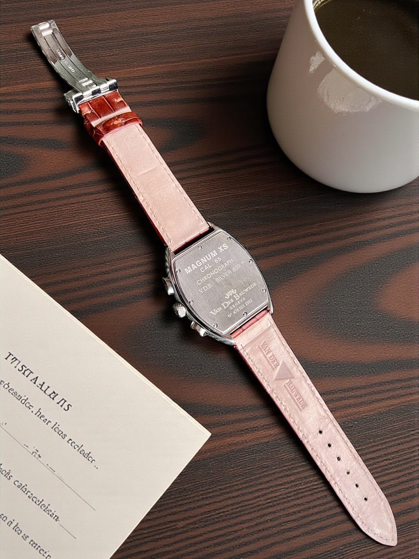 Van Der Bauwede Genève silver full diamonds Discontinued New Full Set