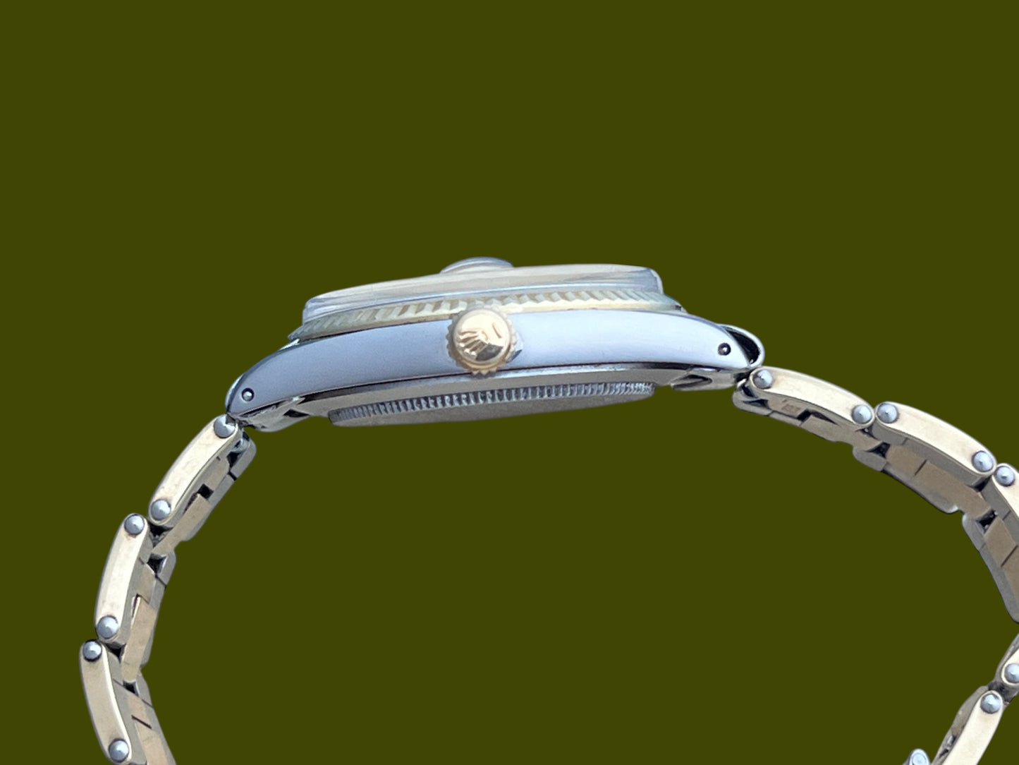 Tudor Prince Oysterdate Rare Rivet Rolex two tone vintage Ref. 90733