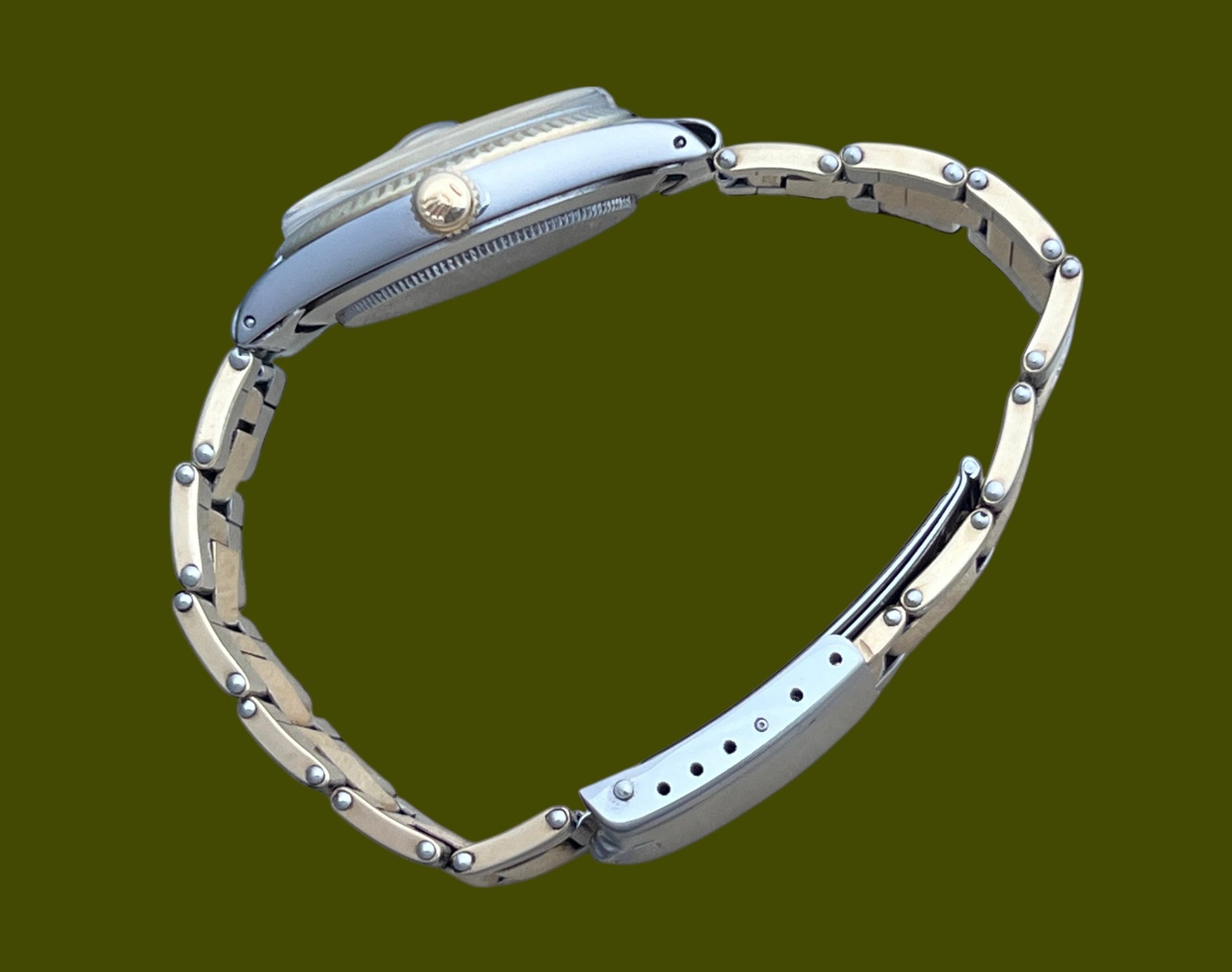 Tudor Prince Oysterdate Rare Rivet Rolex two tone vintage Ref. 90733