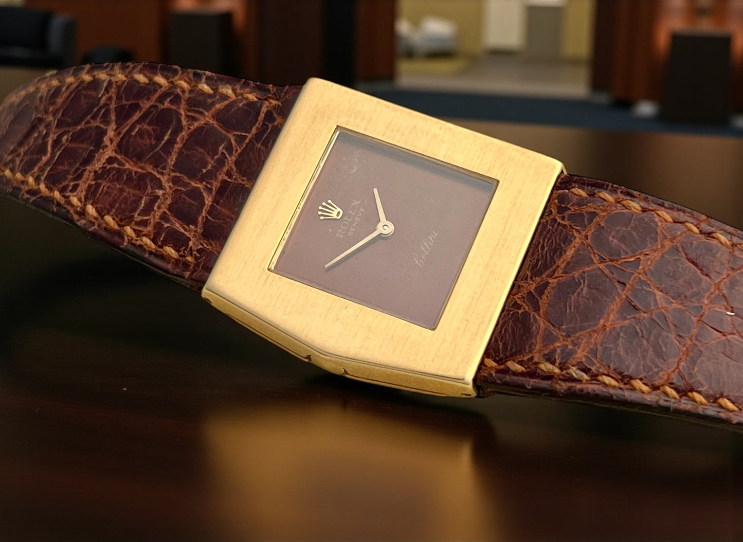 Rolex Cellini 18K Gold “Midas” Chocolate Dial