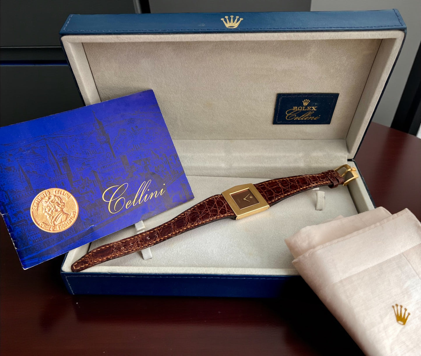 Rolex Cellini 18K Gold “Midas” Chocolate Dial