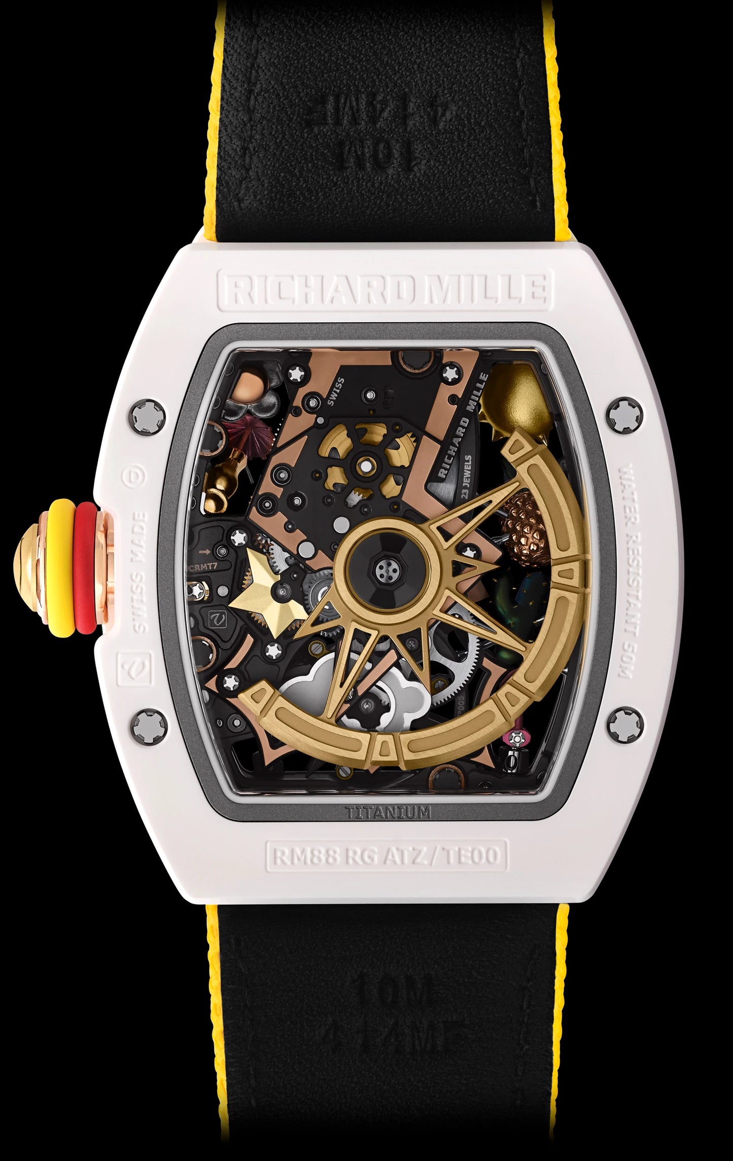 Richard MiIle RM 88. Smiley automatic tourbillon New Full Set Limited Ed to 50