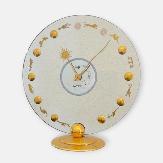 Rare Imhoff Table Clock – Zodiac Model, Unique Collector’s Piece