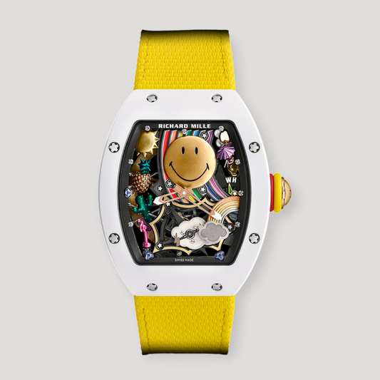Richard MiIle RM 88. Smiley automatic tourbillon New Full Set Limited Ed to 50