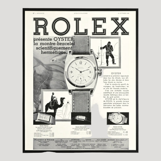 Rolex Affiche Publicitaire /Advertising Poster ca 1930