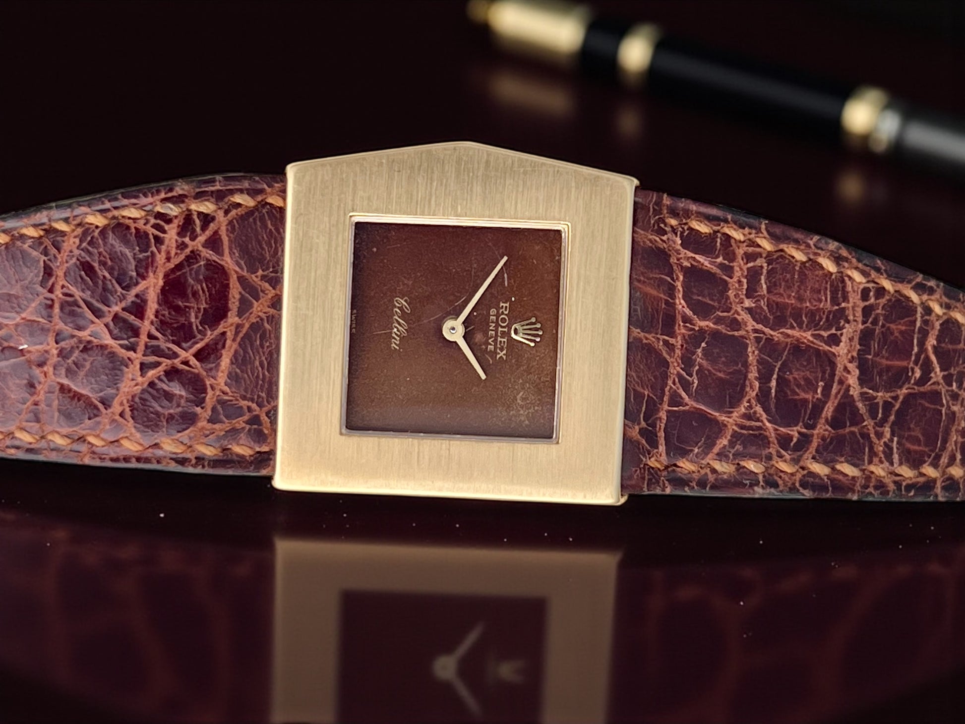 Rolex Cellini 18K Gold “Midas” Chocolate Dial