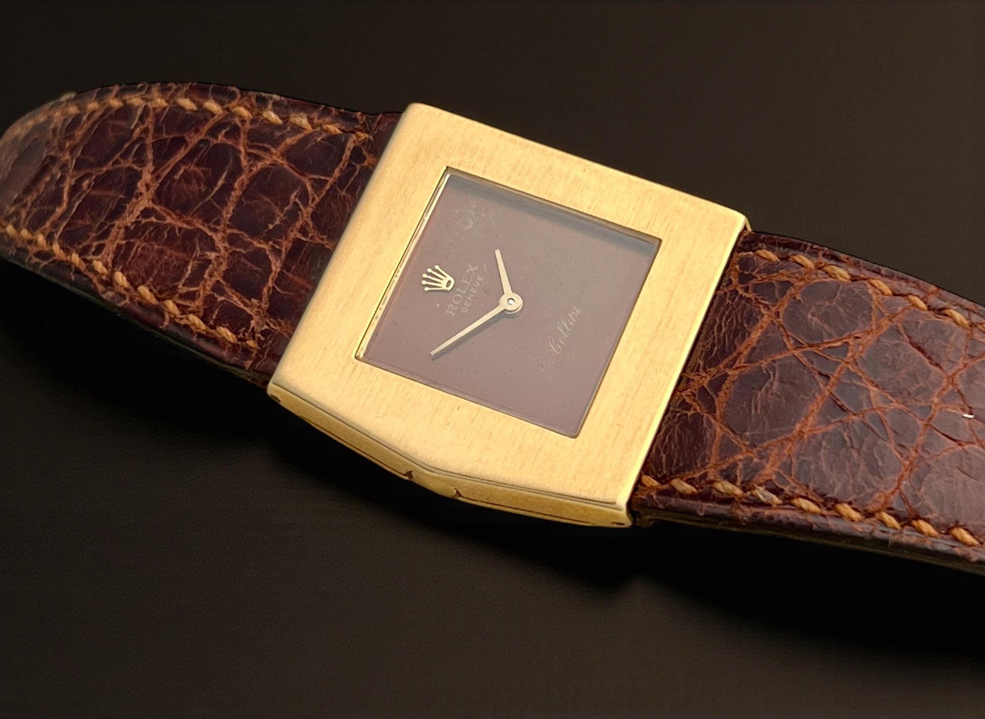 Rolex Cellini 18K Gold “Midas” Chocolate Dial