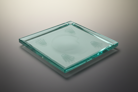 Rolex Crystal Glass Ashtray/ Cendrier/ Aschenbecher Rare Collector