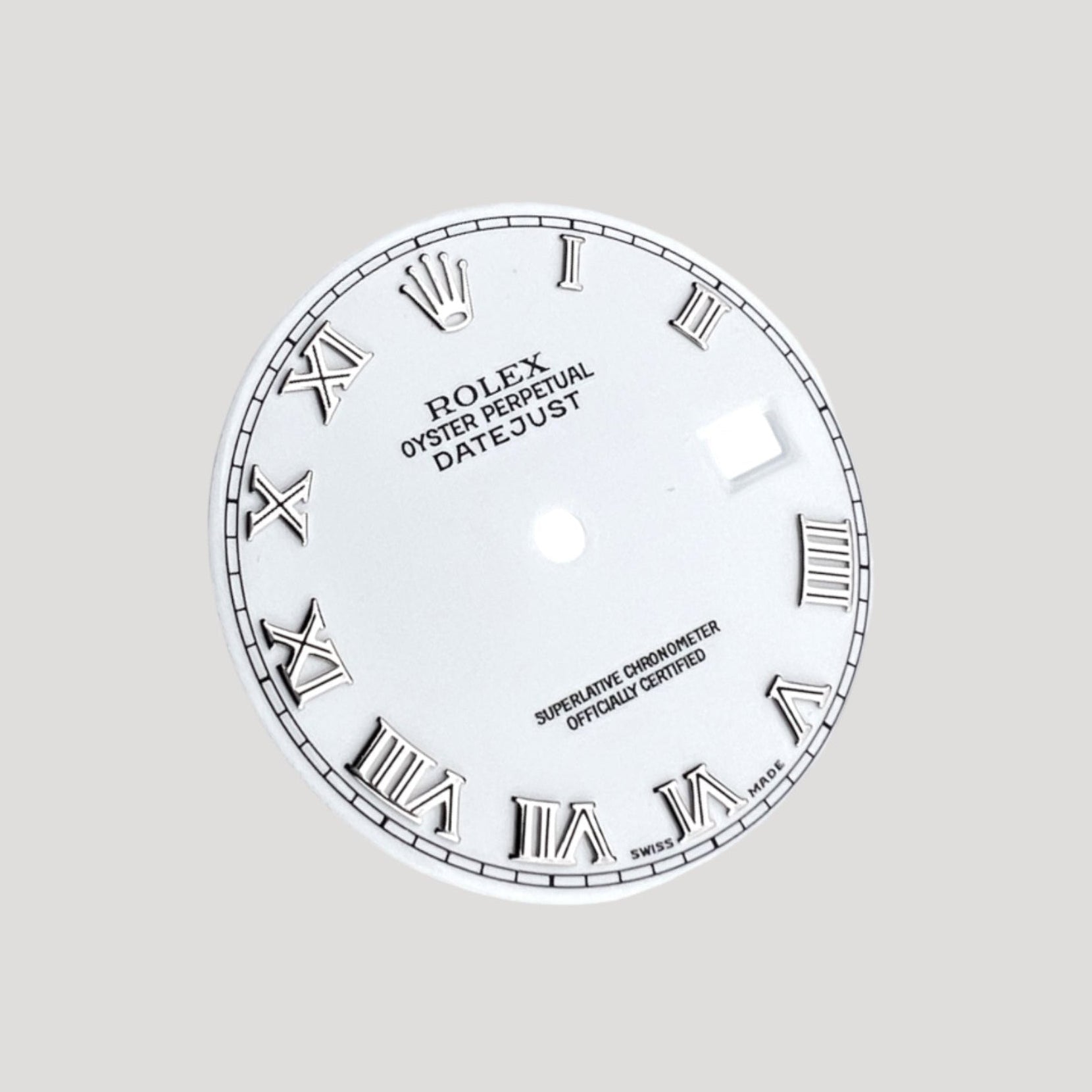 Rolex Datejust White Dial Cadran Zifferblatt 27.8 mm