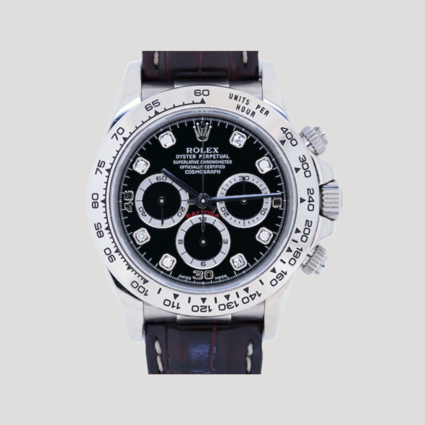 Rolex Daytona 16519 18K White Gold Zenith El Primero