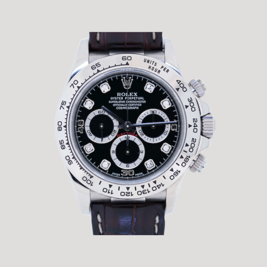 Rolex Daytona 16519 18K White Gold Zenith El Primero