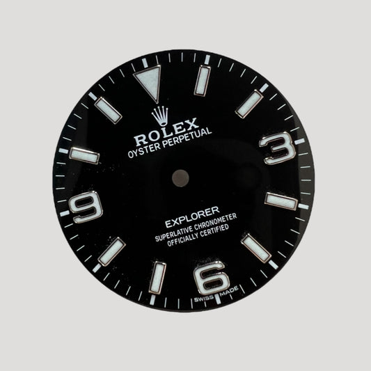 Rolex Explorer Black Dial Cadran Zifferblatt