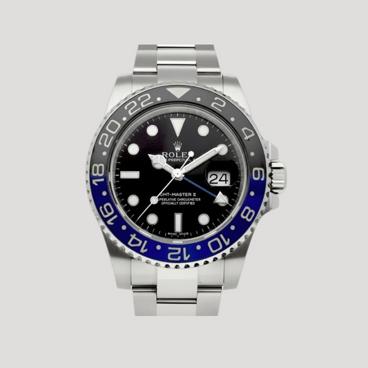 Rolex GMT 'Batman' Reference 116710BLNR Full Set 24time chrono24, batman new full set