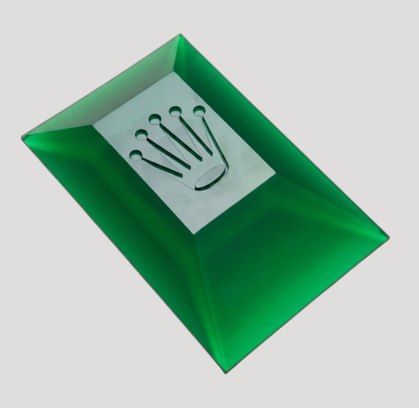 Rolex Green Large Resin Crown Paperweight presse papier