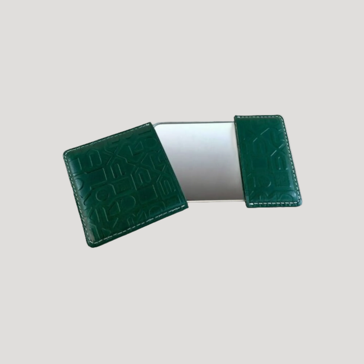 Rolex Vintage Mirroir /Mirror/ Glass /Specchio /Spiegel in its Rolex green leather pouch