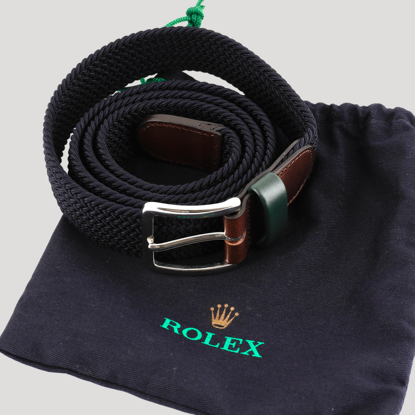 Rolex New Leather & Fabric Belt / Ceinture / Gürtel