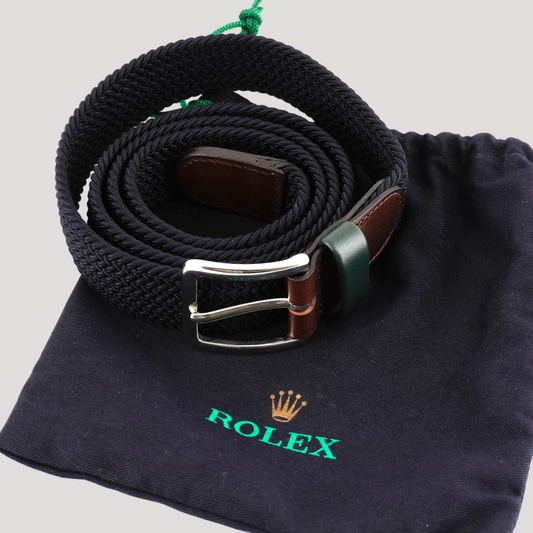 Rolex New Leather & Fabric Belt / Ceinture / Gürtel