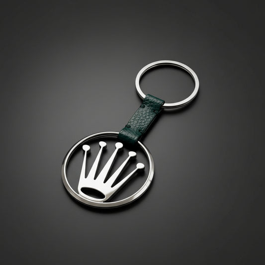 Rolex Oversized Crown Green Key Ring Holder i