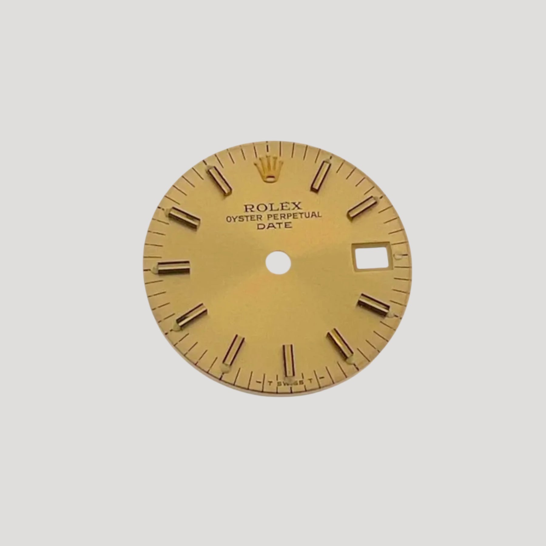 Rolex Oyster Perpetual Date Golden Dial Cadran Zifferblatt