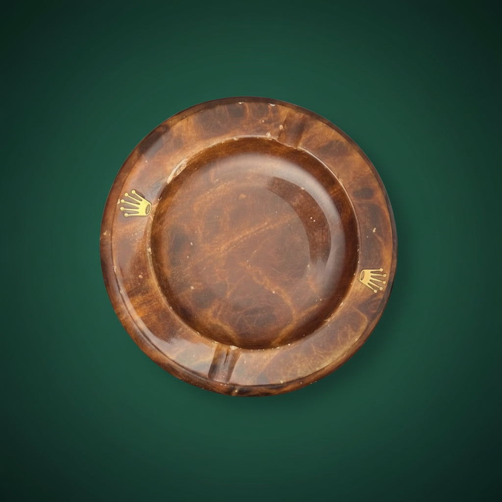 Rolex Vintage Collector Marble Ashtray Cendrier Aschenbecher Rare