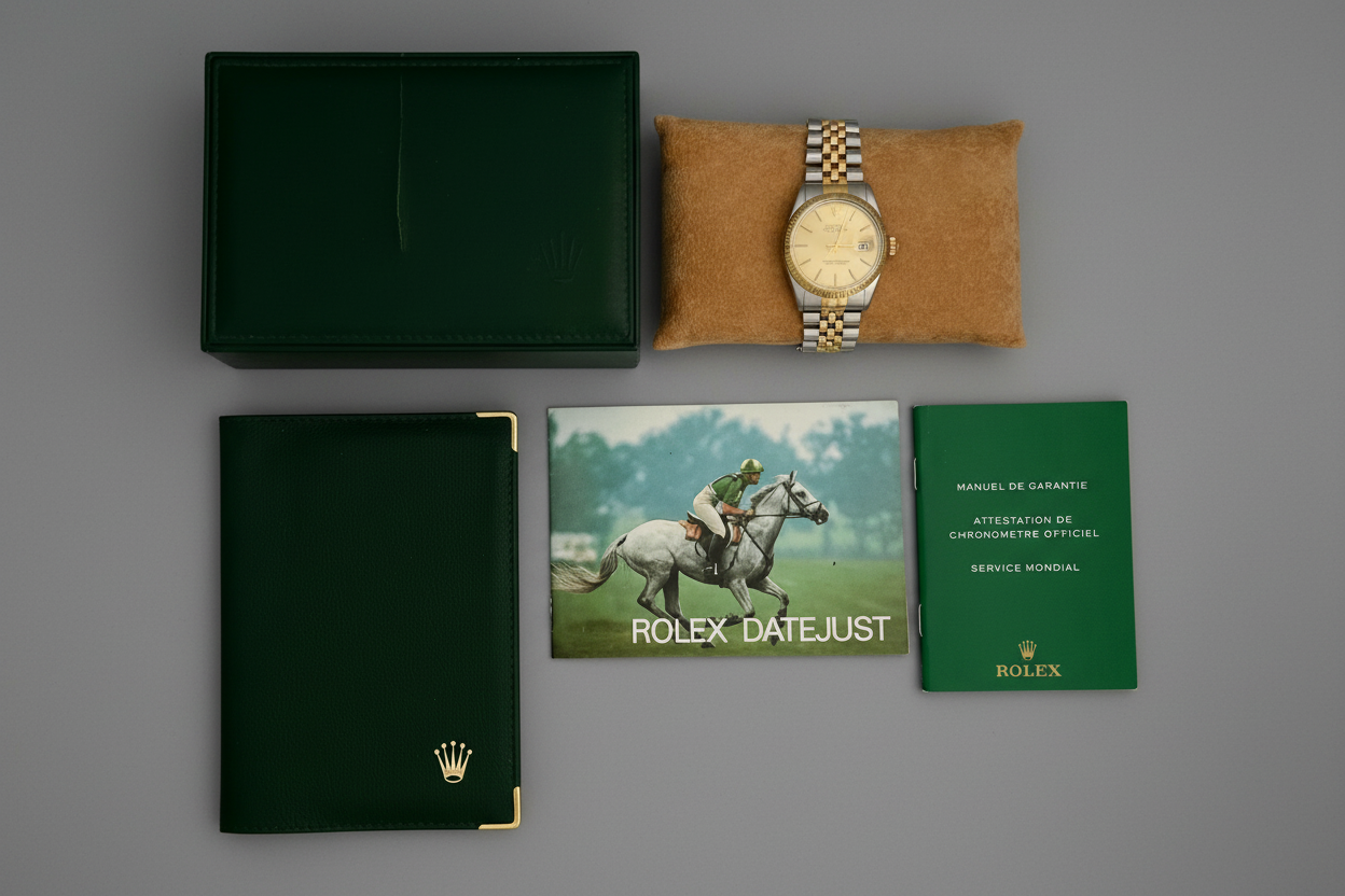 Rolex Vintage Datejust Oyster automatic Two Tone Ref 16013
