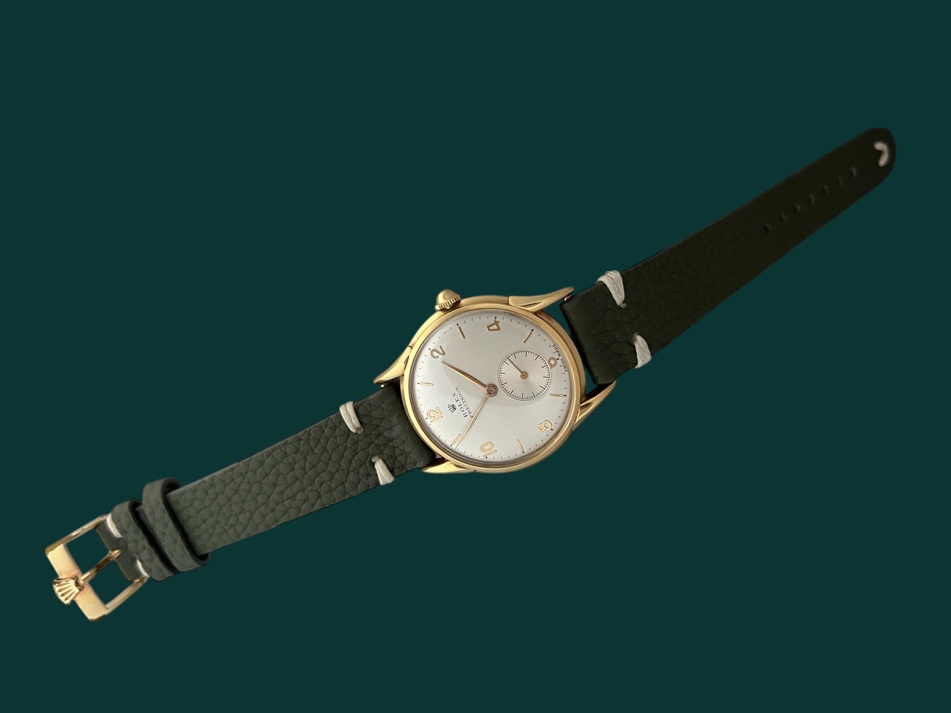 Rolex Vintage Precision Manual Winding 18K Gold 1947’ Fancy lugs