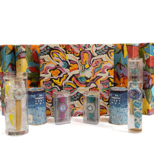 Swatch Collection Scuba 200, Aquachrono of 44 watches New Rare Discontinued