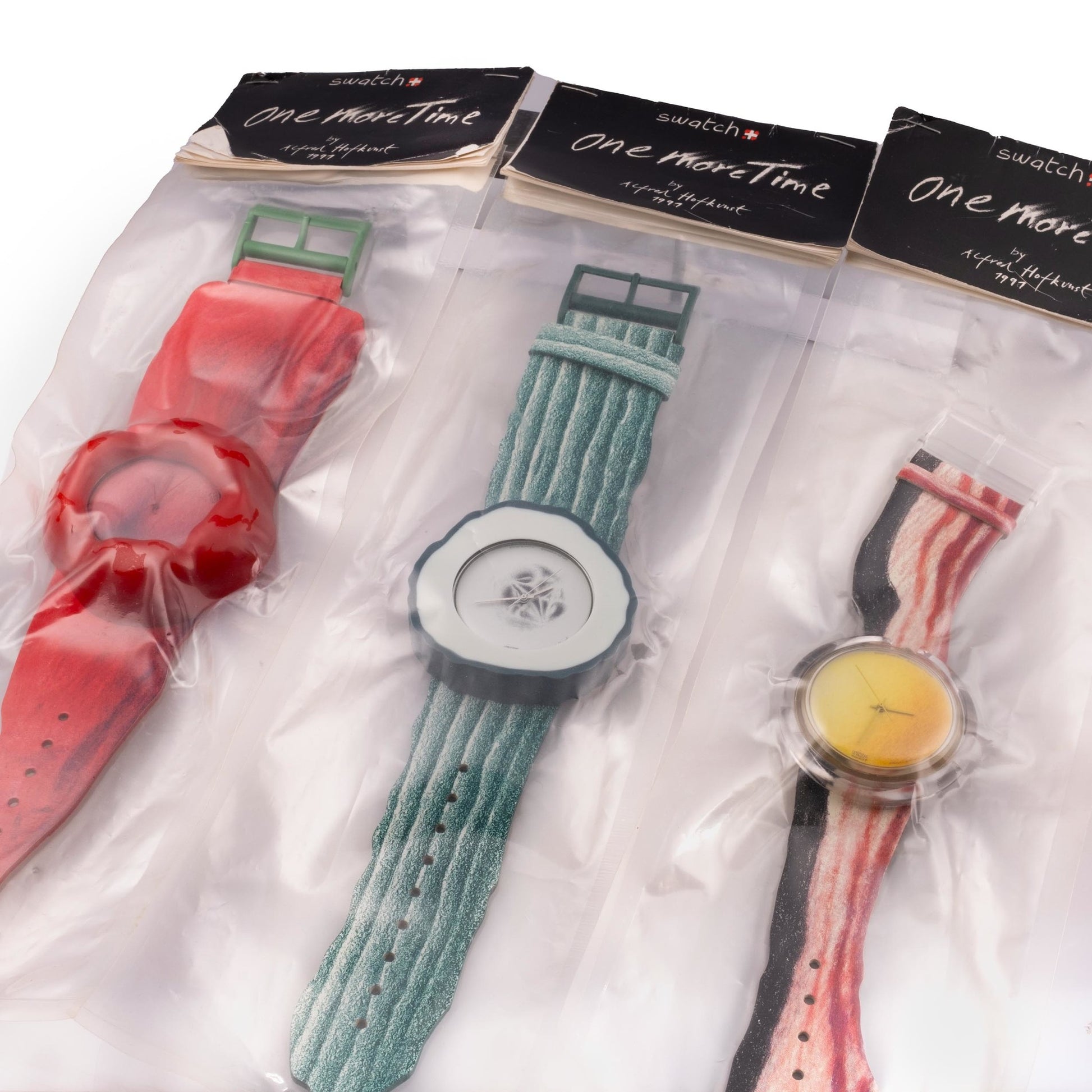 Swatch Pop Vegetables Set By Alfred Hofkunst Ref. Wz 100,101,102 New Rare Discontinued