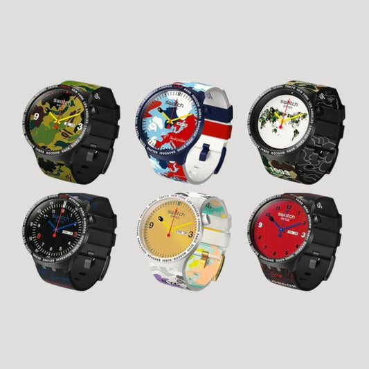 Swatch &amp; A Bathing Ape Tokio Collection of 6 watches
