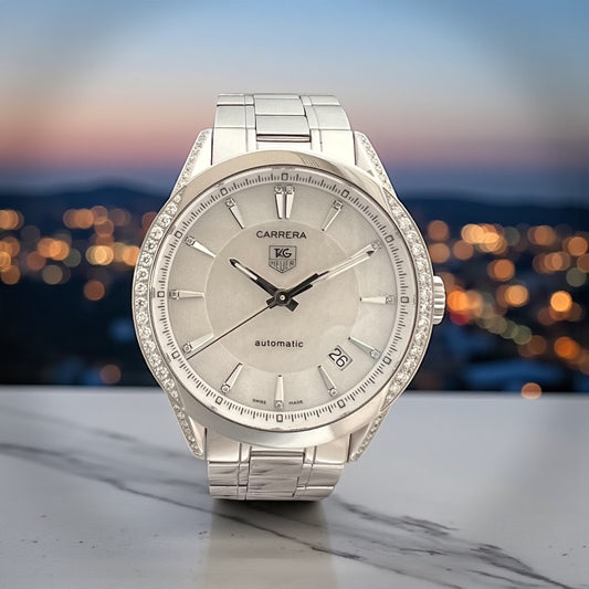 TAG Heuer Carrera Ref. WV2212.BA0798 36mm set with diamonds Lady's