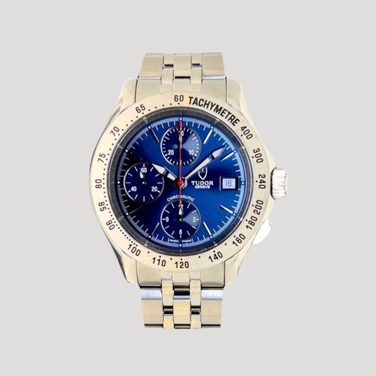 Tudor Chronautic Automatic Chronograph Ref. 79380 Blue Dial