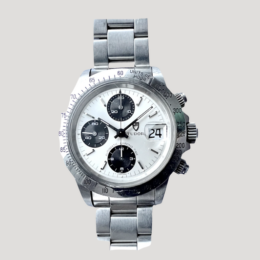Tudor Oysterdate Big Block chronograph 'Big Block' Ref. 79180 With Tritium Panda Dial