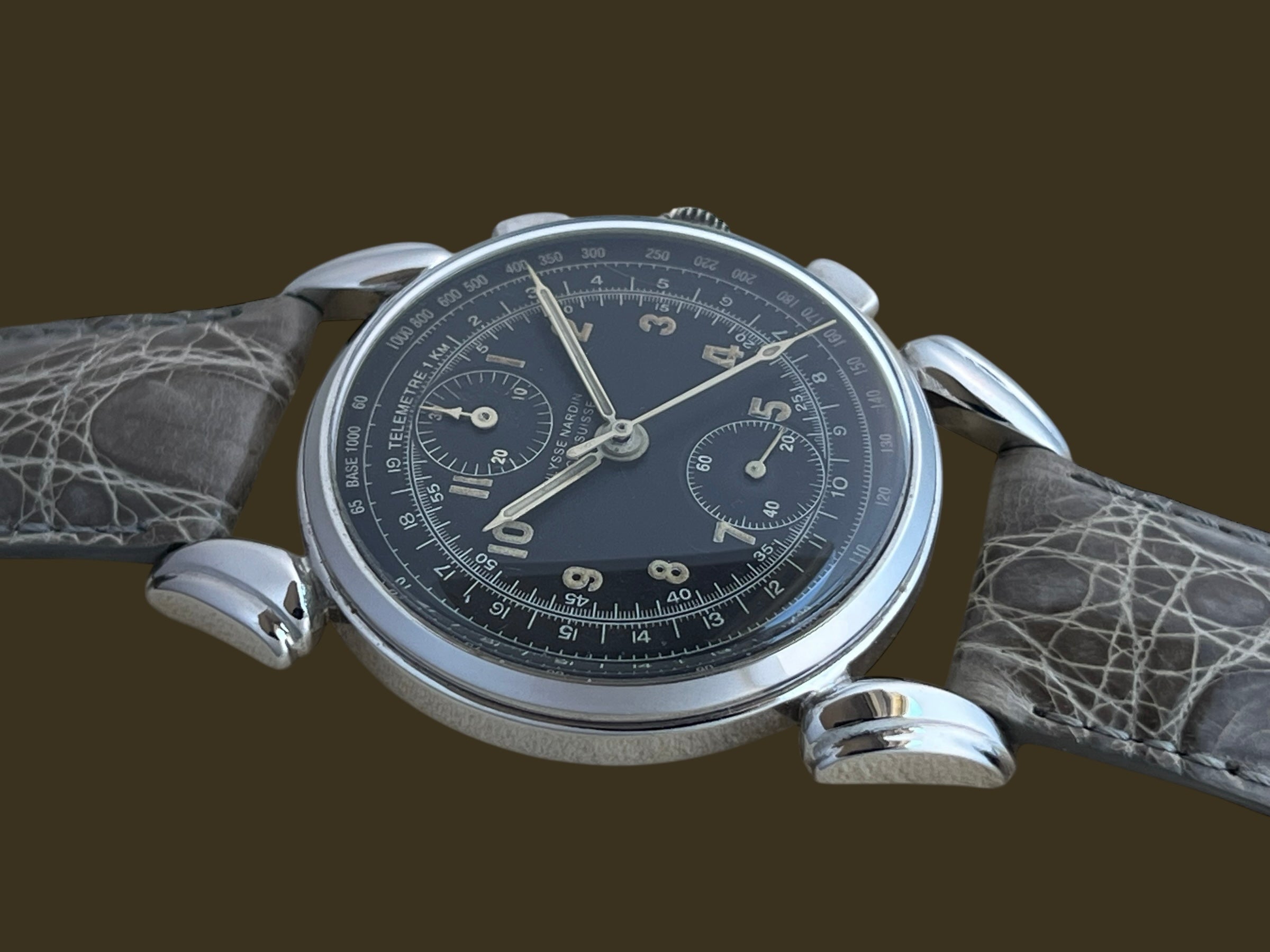 Ulysse Nardin Vintage Chronograph Fancy Lugs Jumbo — 24Time Geneva