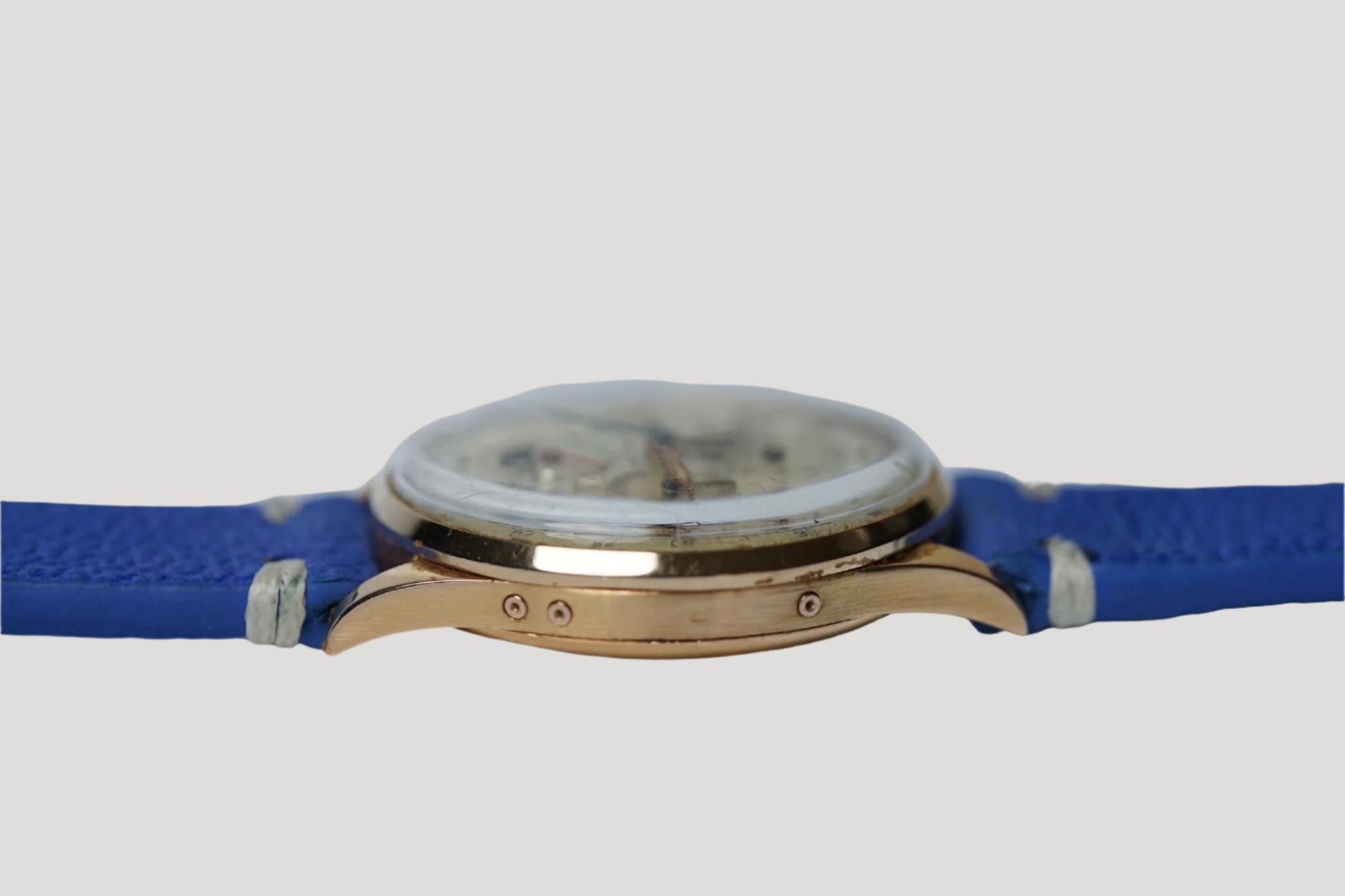 Universal Genève Compax 18k Rose Gold Tricompax Chronograph Moonphase Calendar 12266 