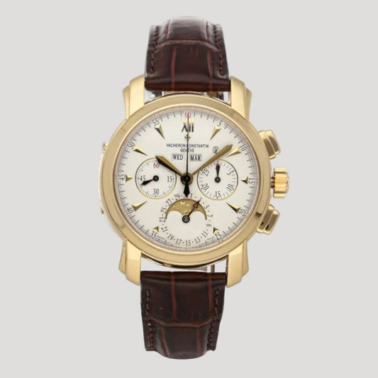 Vacheron Constantin Malte Perpetual Calendar Chronograph 18k Yellow Gold 47112/000J-8913