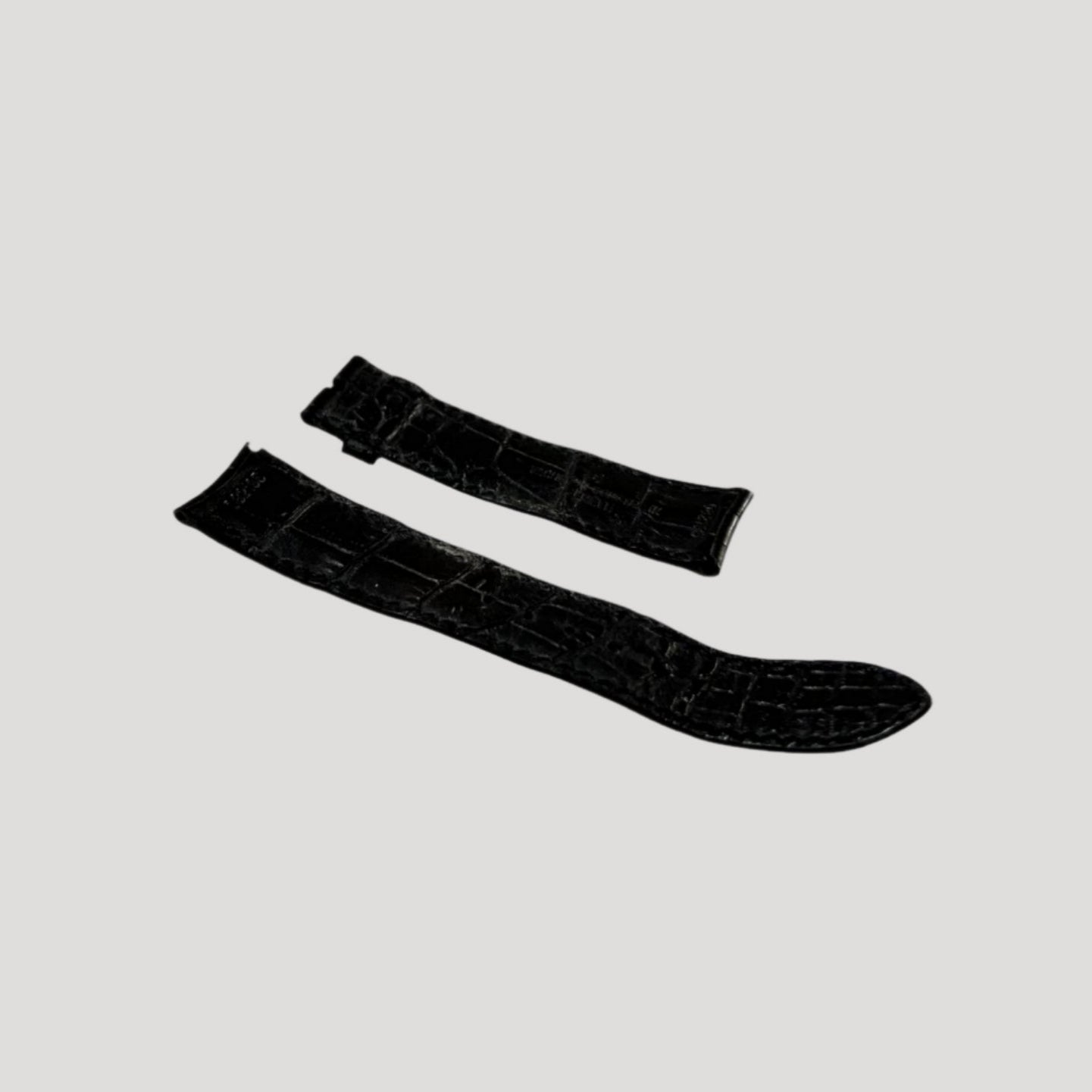 Vacheron Constantin New Black Croco Leather Bracelet/Band/Strap 19mm
