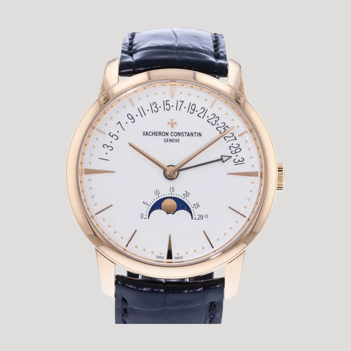 Vacheron Constantin Patrimony Moon Phase And Retrograde Date 4010U/000R-B329 New Full Set