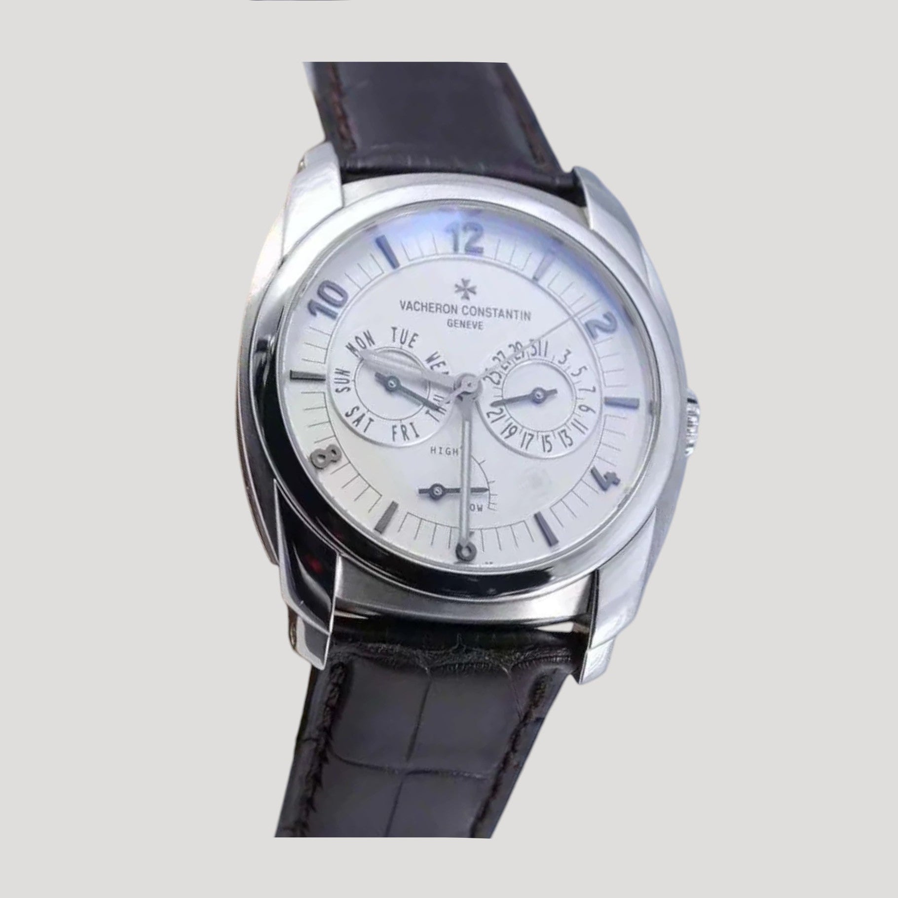 Vacheron Constantin Quai de Ille Day Date Power Reserve in Palladium 85050/000D-G9O00 New Full Set